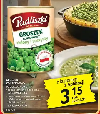 Selgros Pudliszki Groszek konserwowy oferta