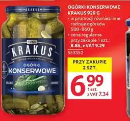 Selgros Krakus Ogórki Konserwowe oferta