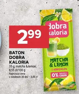 Baton matcha & lemon DOBRA KALORIA