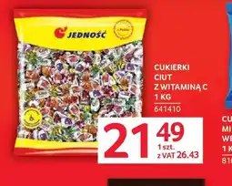 Selgros Jedność Cukierki Ciut z witaminą C oferta