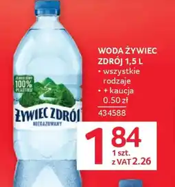 Selgros Woda Zywiec Zdrój oferta