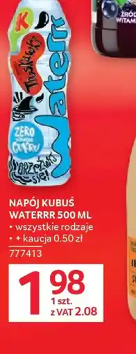Selgros Napój Kubuś Waterrr oferta