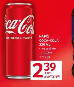 Selgros Napój Coca-Cola oferta