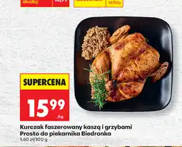 Biedronka Kurczak faszerowany kaszą i grzybami Prosto do piekarnika Biedronka oferta
