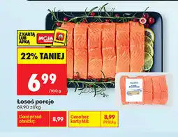 Biedronka Łosoś porcje oferta