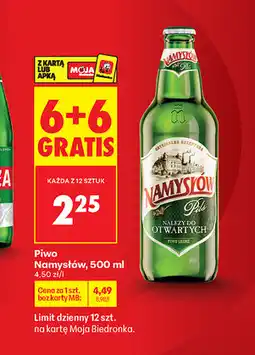 Biedronka Piwo Namysłów oferta