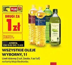 Biedronka Wszystkie oleje Wyborny oferta