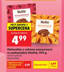 Biedronka Galaretka z sokiem owocowym w czekoladzie Mellite oferta