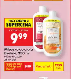 Biedronka Mleczko do ciała Eveline oferta