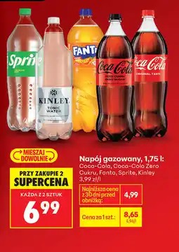 Biedronka Coca-Cola, Coca-Cola Zero, Fanta, Sprite, Kinley oferta