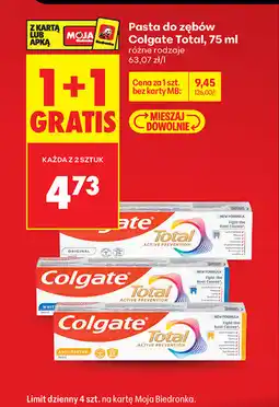 Biedronka Colgate Total Toothpaste oferta