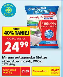 Biedronka Miruna patagońska filet ze skórą Abramczyk oferta