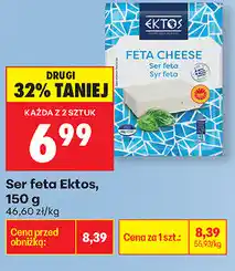 Biedronka Ser feta Ektos oferta
