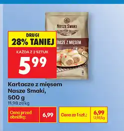 Biedronka Kartacze z mięsem Nasze Smaki oferta