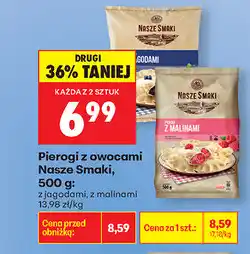 Biedronka Pierogi z owocami Nasze Smaki oferta