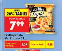Biedronka Frytki proste Mr. Potato oferta