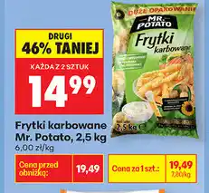 Biedronka Frytki karbowane Mr. Potato oferta