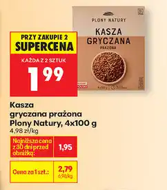 Biedronka Kasza gryczana prażona Plony Natury oferta