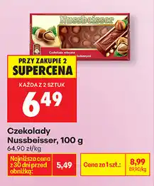 Biedronka Czekolady Nussbeisser oferta