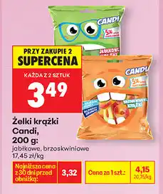 Biedronka Żelki krążki Candi oferta
