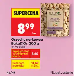 Biedronka Orzechy nerkowca BakaD'Or oferta
