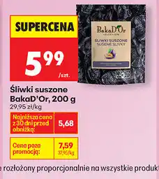 Biedronka Śliwki suszone BakaD'Or oferta