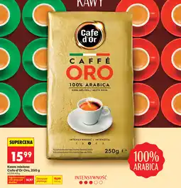 Biedronka Cafe d'Or Caffe Oro 100% Arabica kawa mielona oferta