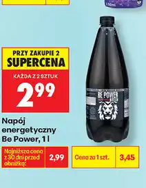 Biedronka Napój energetyczny Be Power oferta