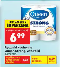 Biedronka Ręczniki kuchenne Queen Strong, 2=4 rolki oferta