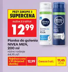 Biedronka Pianka do golenia NIVEA MEN oferta