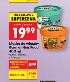 Biedronka Maska do włosów Garnier Hair Food oferta