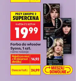 Biedronka Farba do włosów Syoss, 1 szt oferta