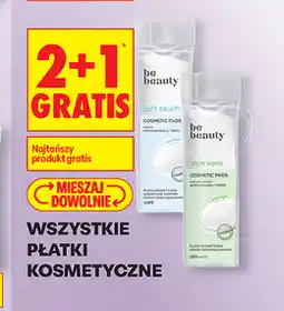 Biedronka Wszystkie płatki kosmetyczne be beauty (promocja 2+1 gratis) oferta