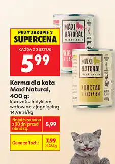 Biedronka Karma dla kota Maxi Natural oferta