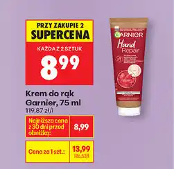 Biedronka Krem do rąk Garnier oferta