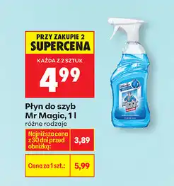 Biedronka Płyn do szyb Mr Magic oferta