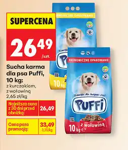 Biedronka Sucha karma dla psa Puffi oferta