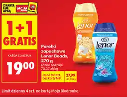 Biedronka Perełki zapachowe Lenor Beads oferta