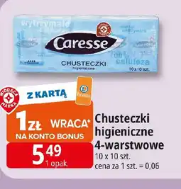 E.Leclerc Caress Chusteczki higieniczne oferta