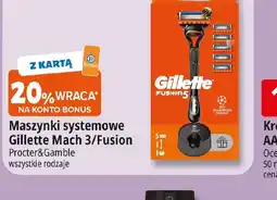 E.Leclerc Gillette Maszynki systemowe Mach 3/Fusion oferta
