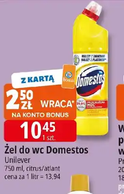 E.Leclerc Domestos Zel do wc oferta