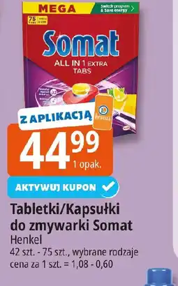 E.Leclerc Somat Tabletki/Kapsułki do zmywarki oferta
