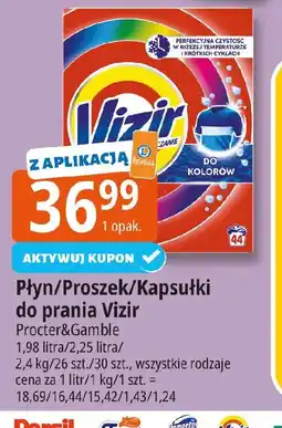 E.Leclerc Płyn/Proszek/Kapsułki do prania Vizir oferta