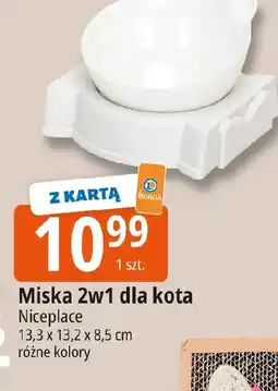 E.Leclerc Niceplace Miska 2w1 dla kota oferta