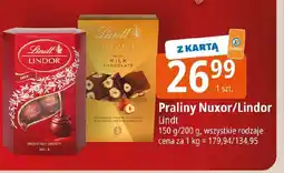 E.Leclerc Lindt Praliny Nuxor/Lindor oferta