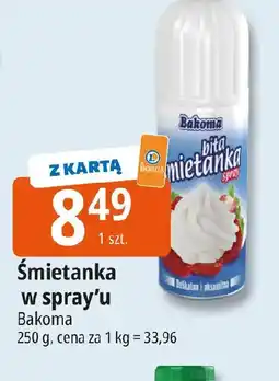 E.Leclerc Bakoma Smietanka w spray'u oferta