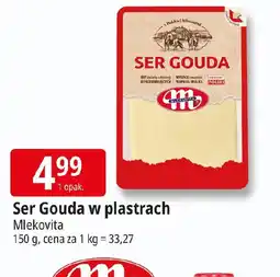 E.Leclerc Mlekovita Ser Gouda w plastrach oferta