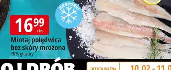 E.Leclerc Mintaj polędwica bez skóry mrożona oferta