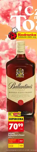 Biedronka Whisky Ballantine's Finest oferta