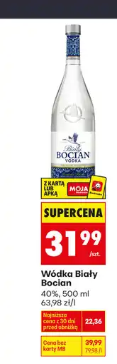 Biedronka Wódka Biały Bocian oferta